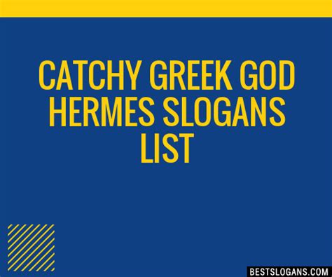 slogan Hermes greek god